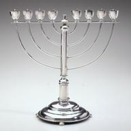 This silver lamp was made after 1888 in Germany.